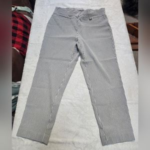 Anne Klein - 2x - Gray/White - Pants